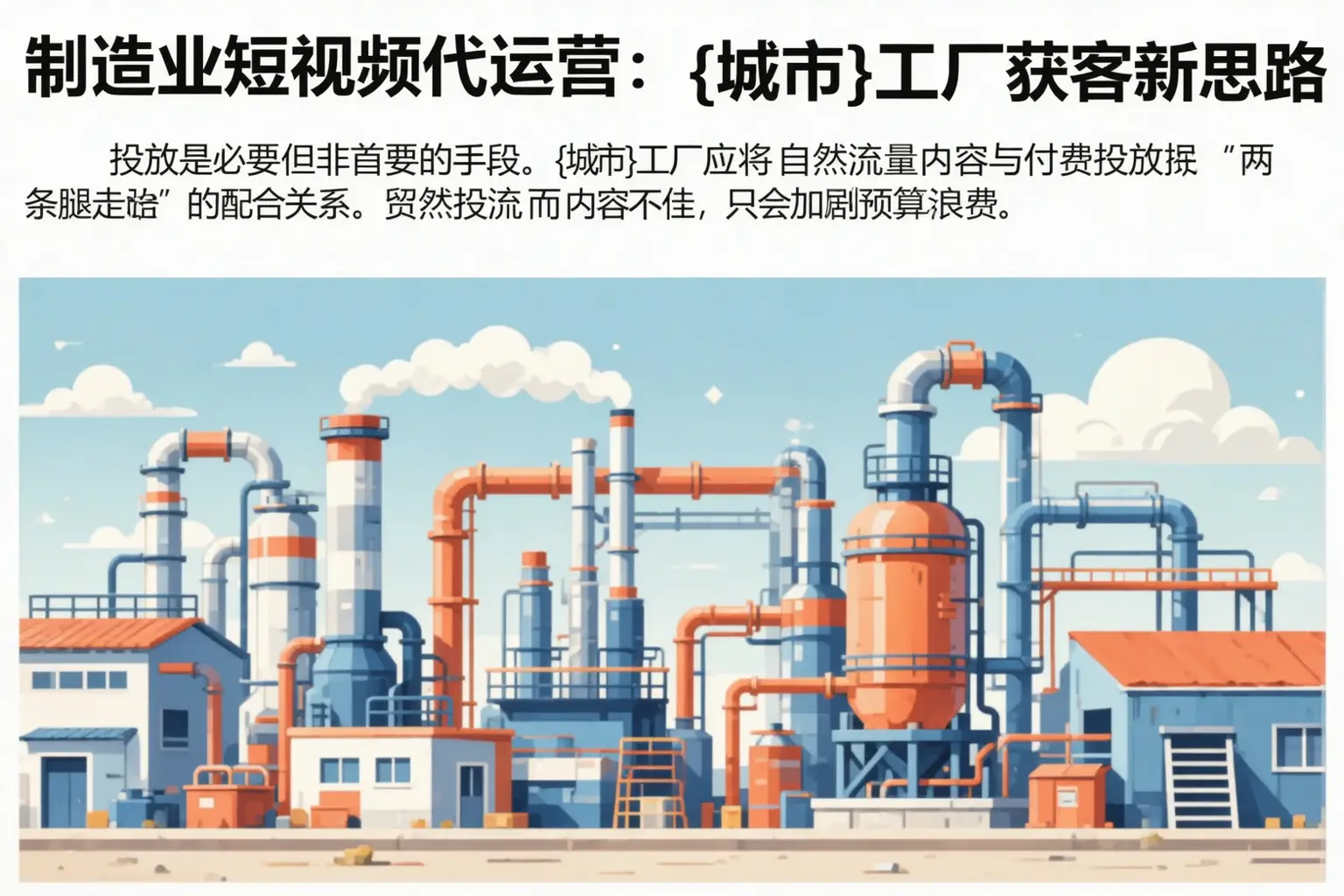 制造业短视频代运营：谢通门工厂获客新思路