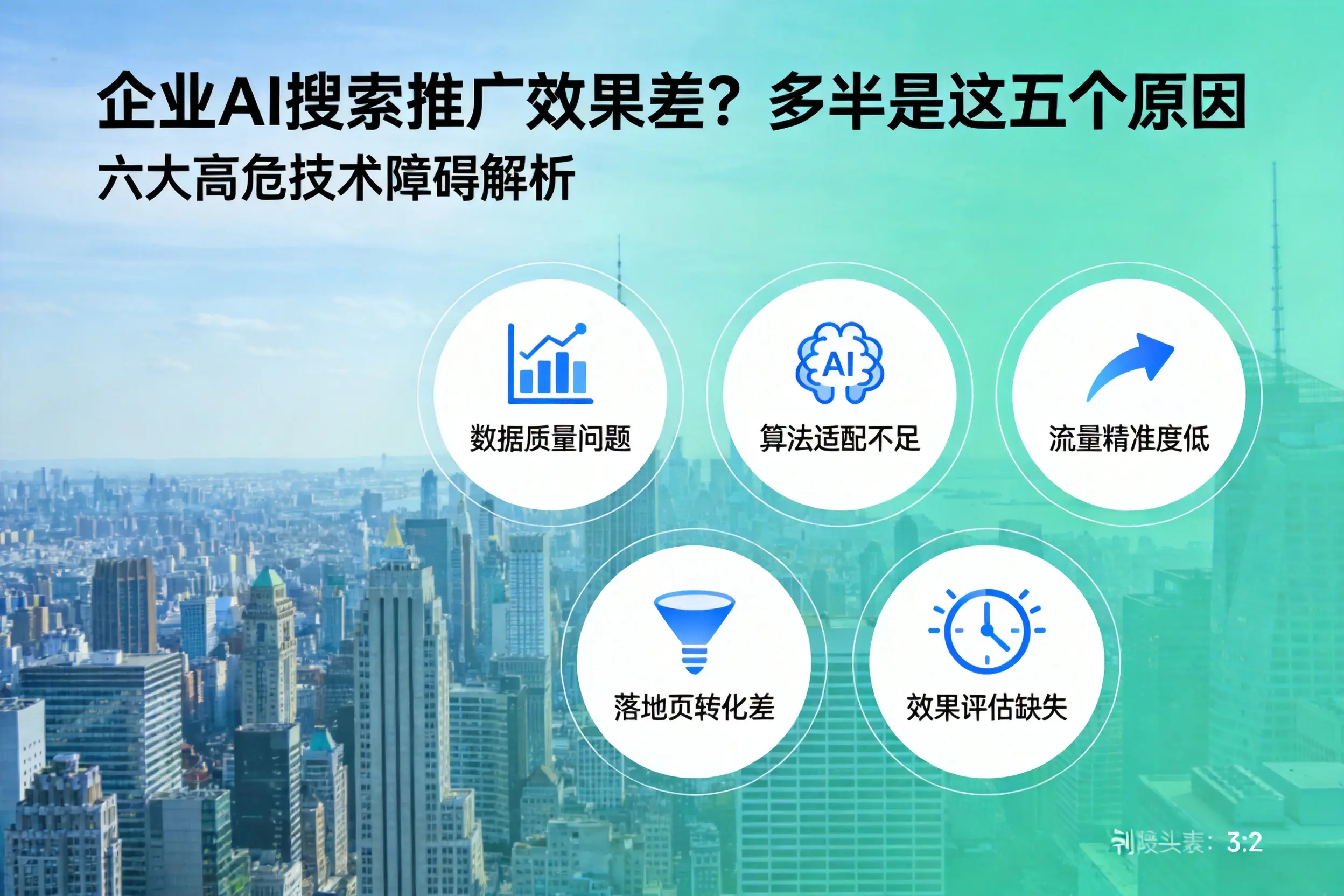 谢通门企业AI搜索推广效果差?多半是这五个原因